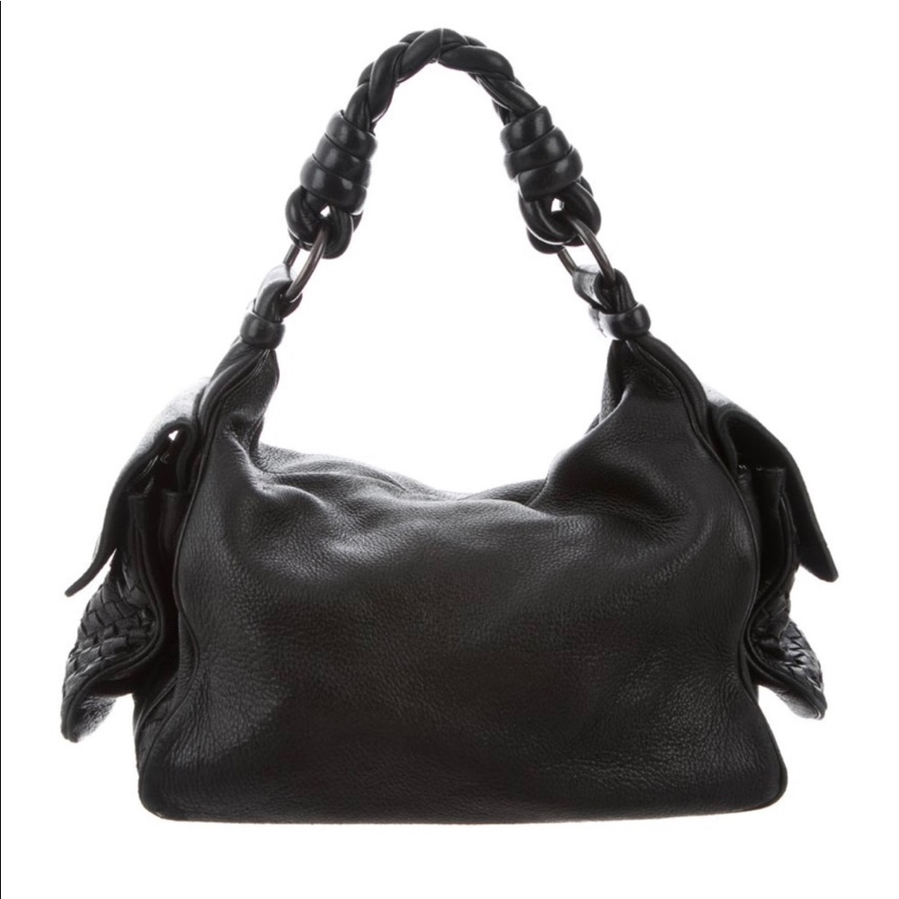 ⚡️BOTTEGA VENETA Intrecciato-Trimmed Cocker Bag